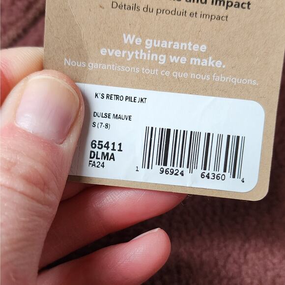 NWT Patagonia Kids Retro Pile Fleece Jacket - Picture 7 of 7